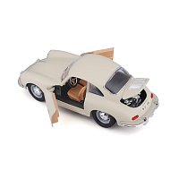 Bburago - Auta HOBBY, Porsche 356B Coupe (1961), Ivory krémová, 1:24