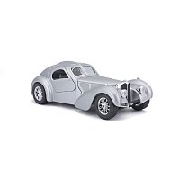 Bburago - Auta HOBBY, Bugatti Atlantic, stříbrná, 1:24