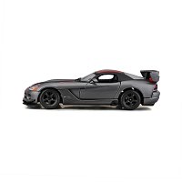 Bburago - Auta HOBBY, Dodge Viper SRT 10 ACR, šedá metalíza-matná černá, 1:24