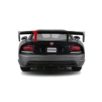 Bburago - Auta HOBBY, Dodge Viper SRT 10 ACR, šedá metalíza-matná černá, 1:24