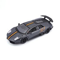Bburago - Auta HOBBY, Murciélago LP 670-4 SV China Limited Edition, šedá metalíza, 1:24