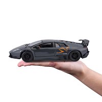 Bburago - Auta HOBBY, Murciélago LP 670-4 SV China Limited Edition, šedá metalíza, 1:24