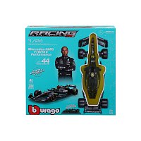 Bburago - RACING MODEL KIT, Formule Mercedes-AMG Petronas W14 E (2023), # 44 Lewis Hamilton, 1:24