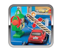 Bburago - STREET FIRE, Garáž s autoservisem + autíčko, 1:43