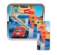 Bburago - STREET FIRE, Garáž s autoservisem + autíčko, 1:43