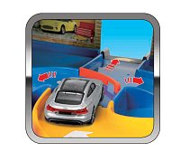 Bburago - STREET FIRE, Garáž s autoservisem + autíčko, 1:43