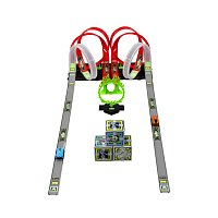 Bburago - GoGEARS EXTREME, Loop set - Double Vortex dráha se dvěma autíčky