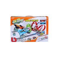 Bburago - GoGEARS EXTREME, Loop set - Double Vortex dráha se dvěma autíčky