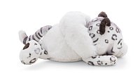 NICI GREEN Plyšový sněžný leopard Eleni Snowbell – ležící, 20 cm