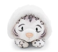 NICI GREEN Plyšový sněžný leopard Eleni Snowbell – ležící, 20 cm