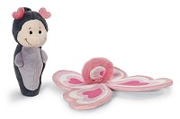 NICI Plyšový motýlek Love v dárkové krabičce, 21cm
