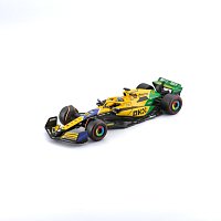 Bburago - RACE Formule F1 v dekorativním boxu, McLaren MCL38 (2024) Senna Edition, #81 Piastri, 1:43