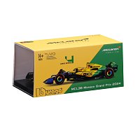 Bburago - RACE Formule F1 v dekorativním boxu, McLaren MCL38 (2024) Senna Edition, #4 Norris, 1:43