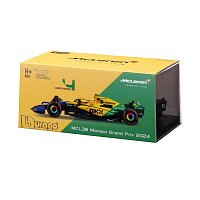 Bburago - RACE Formule F1 v dekorativním boxu, McLaren MCL38 (2024) Senna Edition, #4 Norris, 1:43
