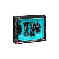 Bburago - FORMULA RACING, 2 Pack - Mercedes-AMG W15 (2024), #44 L. Hamilton + #63 G. Russel, 1:43