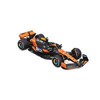 Bburago - FORMULA RACING, 2 Pack – McLaren Team MCL38 (2024), #81 O. Piastri + #4 L. Norris, 1:43