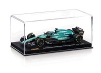 Bburago - RACE Formule F1 v dekorativním boxu, Aston Martin AMR23 (2023), #18 Lance Stroll, 1:43