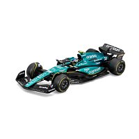 Bburago - RACE Formule F1 v dekorativním boxu, Aston Martin AMR23 (2023), #14 Fernando Alonso, 1:43