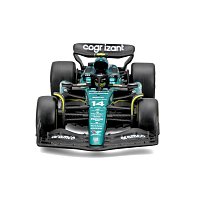 Bburago - RACE Formule F1 v dekorativním boxu, Aston Martin AMR23 (2023), #14 Fernando Alonso, 1:43