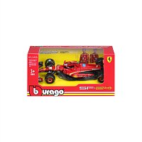 Bburago - RACE Formule F1, Ferrari Scuderia SF-24 (2024), # 55 Carlos Sainz, 1:43