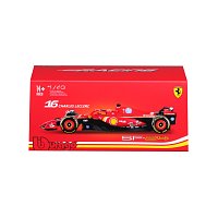 Bburago - RACE Formule F1 v dekorativním boxu, Ferrari SF-24 (2024), #16 Charles Leclerc, 1:43