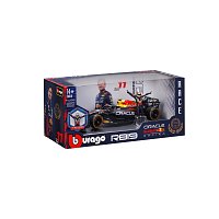 Bburago - RACE Formule F1 s figurkou jezdce, Oracle Red Bull Racing RB19 (2023), 11# Peréz, 1:24