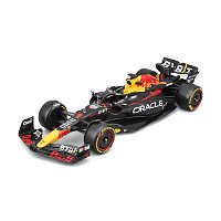 Bburago - RACE Formule F1 s figurkou jezdce, Oracle Red Bull Racing RB19 (2023), #1 Verstappen, 1:24