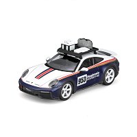 Bburago - RACE, Porsche 911 Dakar, bílá-modrá metalíza, 1:24
