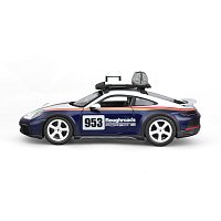 Bburago - RACE, Porsche 911 Dakar, bílá-modrá metalíza, 1:24