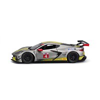 Bburago - RACE, 2020 Chevrolet Corvette C8.R, šedá metalíza, 1:24