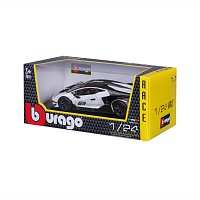 Bburago - RACE, Lamborghini Essenza SCV12, bílá perleť-černá, 1:24