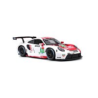 Bburago - RACE, Porsche 911 RSR, červená, 1:24