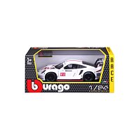 Bburago - RACE, Porsche 911 RSR, bílá, 1:24