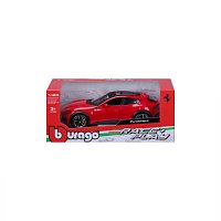 Bburago - RACE+PLAY, Ferrari Purosangue, červená, 1:24