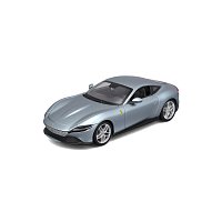 Bburago - RACE+PLAY, Ferrari Roma, šedá metalíza, 1:24