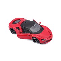Bburago - RACE+PLAY, Ferrari SF90 Stradale, červená, 1:24