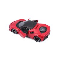 Bburago - RACE+PLAY, Ferrari SF90 Stradale, červená, 1:24