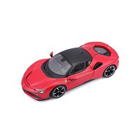 Bburago - RACE+PLAY, Ferrari SF90 Stradale, červená, 1:24