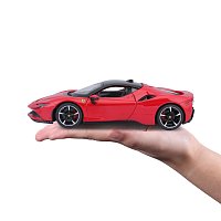 Bburago - RACE+PLAY, Ferrari SF90 Stradale, červená, 1:24