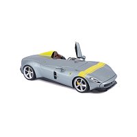 Bburago - RACE+PLAY, Ferrari Monza SP1, stříbrná, 1:24