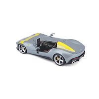 Bburago - RACE+PLAY, Ferrari Monza SP1, stříbrná, 1:24