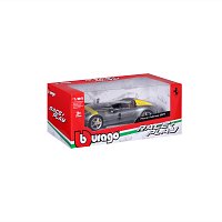 Bburago - RACE+PLAY, Ferrari Monza SP1, stříbrná, 1:24