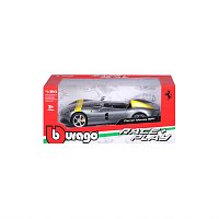 Bburago - RACE+PLAY, Ferrari Monza SP1, stříbrná, 1:24