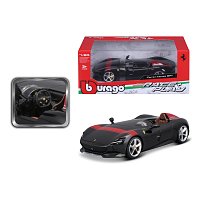 Bburago - RACE+PLAY, Ferrari Monza SP1, černá, 1:24