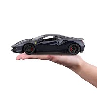 Bburago - RACE+PLAY, Ferrari 488 Pista, tmavě modrá, 1:24