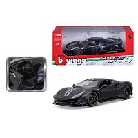 Bburago - RACE+PLAY, Ferrari 488 Pista, tmavě modrá, 1:24
