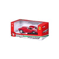 Bburago - RACE+PLAY, Ferrari 250 GT Berlinetta Passo Corto, červená, 1:24