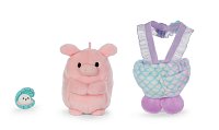 NICI plyš MyMochi Prasátko Onk 8cm s mušlí a kostýmem mořské panny, dárkové balení
