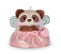 NICI plyš MyMochi Mýval Rakuma 8cm s kouzelnou hůlkou a vílím kostýmem, dárkové balení