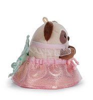 NICI plyš MyMochi Mýval Rakuma 8cm s kouzelnou hůlkou a vílím kostýmem, dárkové balení